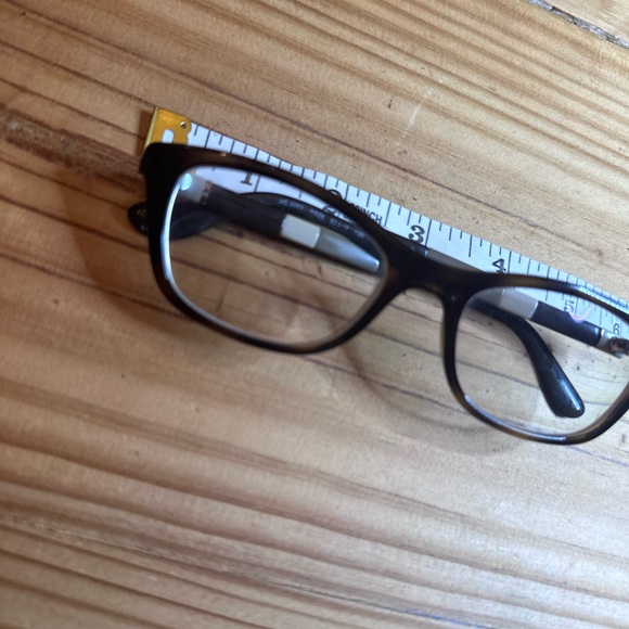 Vogue Black Rectangular Eyeglasses - Picture 2 of 12
